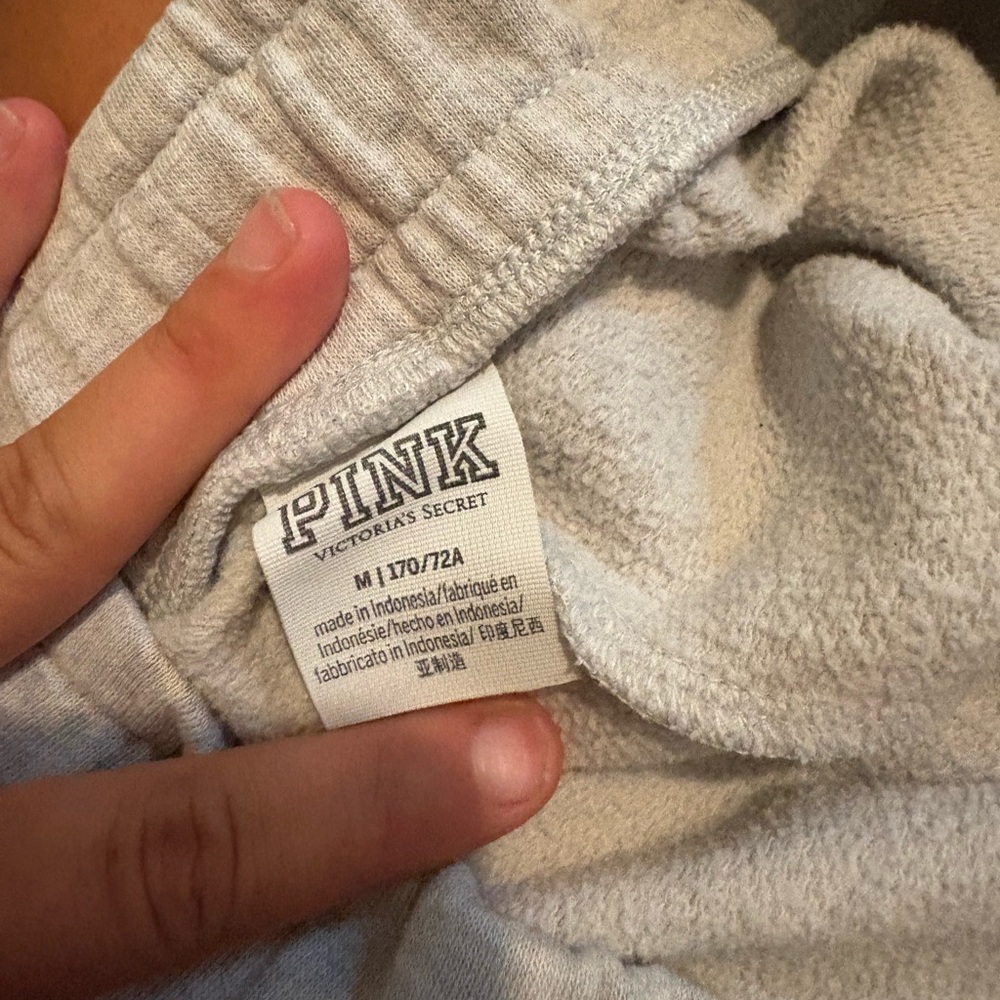 Victoria's Secret Pink Gray Track Pants